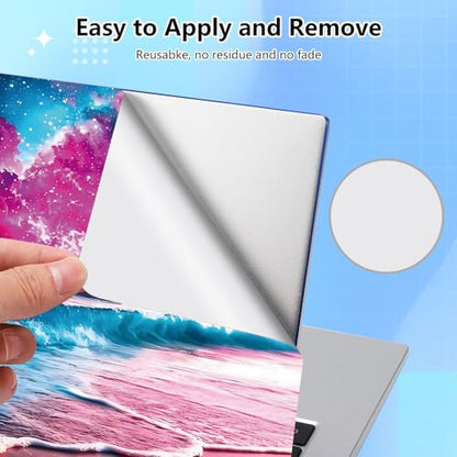 Universal Laptop Skin Sticker Decal for 11.6”12" 13" 13.3" 14" 15" 15.4" 15.6" Reusable Waterproof Scratch-Scratch Resistant Protective Vinyl Laptop Notebook Skin Stickers - Galaxy and Sea - color: Galaxy and Sea