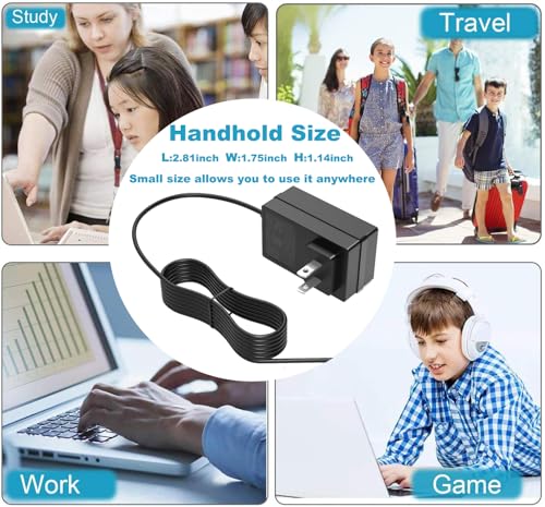 12V AC/DC Adapter Compatible with Jumper Laptop 16 Inch Computer Notebook Model Jumper ‎Ezbook S5MAX EZbook S5 Max 16" FHD IPS Display Replacement ICP36-120-3000 Power Supply Cord Cable