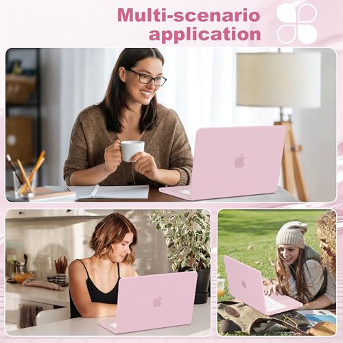 Compatible with MacBook Neo 13 inch Case 2026, Ultra-Thin Hard Shell Case with Keyboard Cover & Screen Protector, Anti-Scratch Matte Finish Accessories Kit, Baby Pink - color: Baby Pink