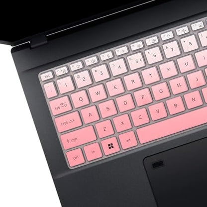 Keyboard Cover for Acer Aspire 3 A315-24P A315-24PT A315-58 A315-59 A315-510P 15.6", Aspire 5 A515-57 A515-57G A515-58GM A515-58M (NOT FIT Acer Aspire 5 A515-43/54/55/56)-OPink - color: OmbrePink