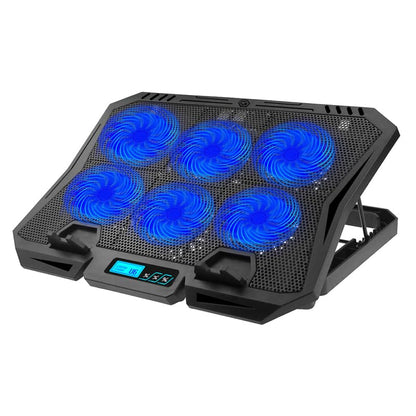 Laptop Cooling Pad with Quiet Fan Adjustable Height Laptop Stand Cooler for 13.97 Inch Portable Cooling Pad for Office and Gaming Use