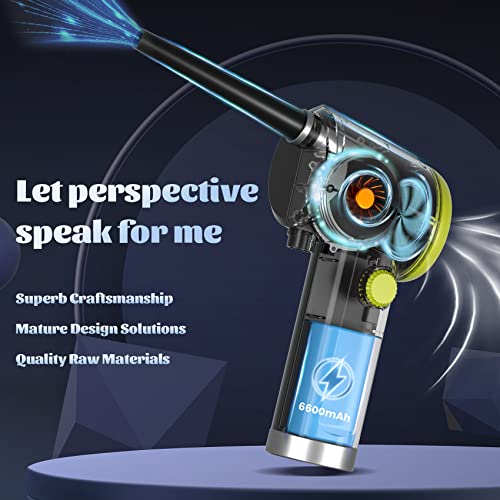 Compressed air Duster Electric, Computer air Blower Gun, air Blower for Computer Keyboard, Cordless air Duster, for Cleaning Camera Toys Greenery Computer Keyboard, etc（Brushless Motor）