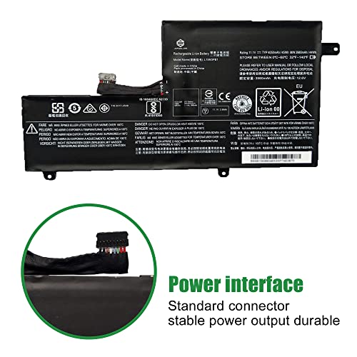L15M3PB1 L15L3PB1 Laptop Battery Replacement for Lenovo Chromebook C330 81HY0000US S330 81JW0000US Series SB10W67248 5B10W67285 SB10W67366 5B10W67340 5B10K88047 5B10K88048 11.1V 45Wh - size: 10.2*5.9*1.2inch L15M3PB1