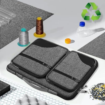 360 Protective Laptop Case 15" 15.6" 16" Sleeve, Water-Resistant Handbag with Straps Compatible with 16" MacBook Neo, MacBook Pro Air 16"/15", XPS 16" and Most 15" 15.6" 16" Notebooks,G01BK02 - color: G01bk02, size: 15"-16"
