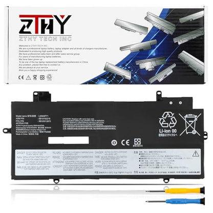 L20M4P71 L20C4P71 Battery for Lenovo ThinkPad X1 Carbon Gen 9 Gen 10 Gen 11 | ThinkPad X1 Yoga Gen6 Gen7 Gen8 /X1 Carbon 9th 10th 11th Gen /Yoga 6th 7th 8th Gen 2021 2022 Laptop L20D4P71 L20L4P71 57Wh - size: 9.84*4.53*0.19 inch L20M4P71
