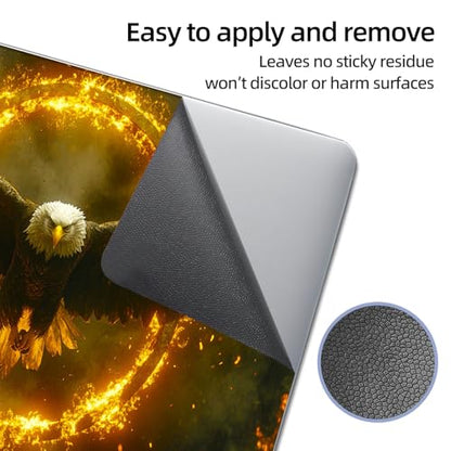 Universal Laptop Skin Sticker Decal, 12"-15.6" Aesthetic Vinyl Wrap, Eagle Fire Ring Epic Waterproof Notebook Cover Art Protector for MacBook HP Dell Lenovo, Fits 13" 14" 15" 15.6" - color: Eagle Fire Ring Epic