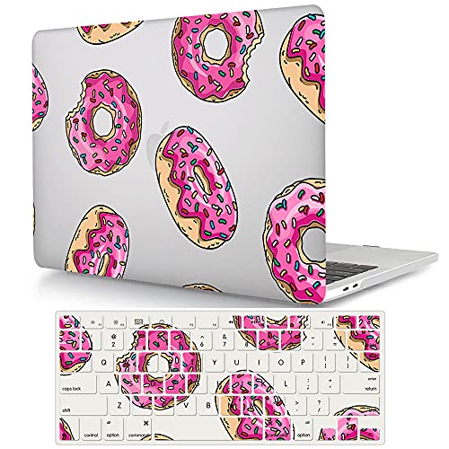 Bandless case for MacBook Pro 13 inch with CD-ROM Model: A1278(Old Version 2012/2011/2010/2009/2008), Plastic Hard Shell Case Cover & Keyboard Cover Skin - Donut, A1278(Pro 13 w/CD-ROM 2008-2012) - color: Donut, size: A1278(Pro 13 w/CD-ROM 2008-2012)