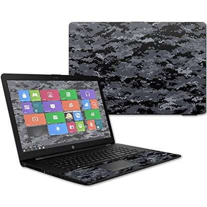 MightySkins Skin Compatible with HP 17t Laptop 17.3" (2017) - Digital Camo | Protective, Durable, and Unique Vinyl Decal wrap Cover | Easy to Apply, Remove, and Change Styles | Made in the USA