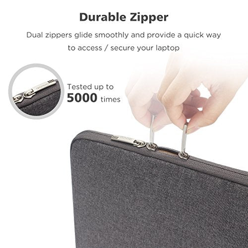 NIDOO 10 Inch Laptop Tablet Sleeve Case Cover Water Resistant Computer Bag for 11 inch iPad Air M3 M2 2025 / Pro M4 M2 / 11" 10.9" 10.2" iPad/Microsoft Surface Go 3 2 / Lenovo Tab M11, Grey - color: Grey, size: 10.1 Inch