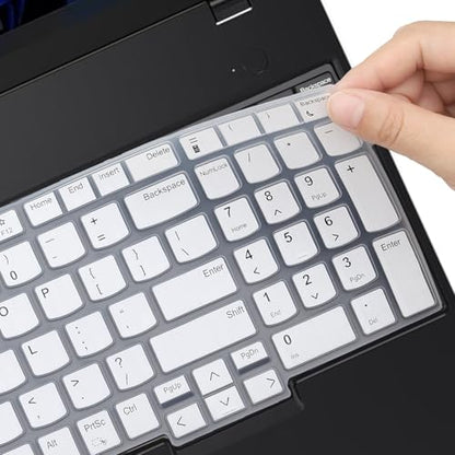 Keyboard Cover for Lenovo ThinkPad E16 Gen 1 16", Thinkpad T16 P16 P16v P16s Gen 2/Gen 1 16", Thinkpad L15 Gen 4/3 15.6" (Not Fit Thinkpad Z16, L15 Gen 2/1)-White - color: White