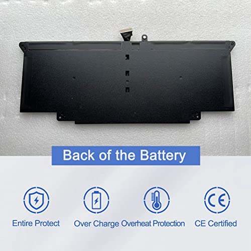 JOTACT JHT2H 52Wh Laptop Battery Compatible with Dell Latitude 7310 7410 Series Notebook P34S P34S001 4V5X2 Y7HR3 35J09 HRGYV WY9MP XMV7T 009YYF 7CXN6 T3JWC XMT81 0YJ9RP XMV7T K36KR X825P YY3GJ 7.6V - size: 10.44*4.01*0.16inch JHT2H