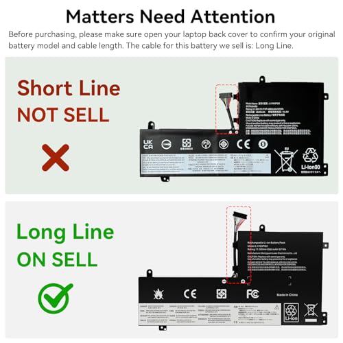 TREE.NB L17C3PG2 L17M3PG2 Laptop Battery for Lenovo LegionY545 Y540 Y7000-2019 Y7000P-1060 Y530-15ICH-1060 Y540-15IRH Y740-15IRH Y545-PG0 L17M3PG1 L17L3PG1 L17C3PG1 - size: 8.9x4.72x0.24inch L17C3PG2