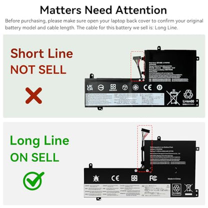 TREE.NB L17C3PG2 L17M3PG2 Laptop Battery for Lenovo LegionY545 Y540 Y7000-2019 Y7000P-1060 Y530-15ICH-1060 Y540-15IRH Y740-15IRH Y545-PG0 L17M3PG1 L17L3PG1 L17C3PG1 - size: 8.9x4.72x0.24inch L17C3PG2