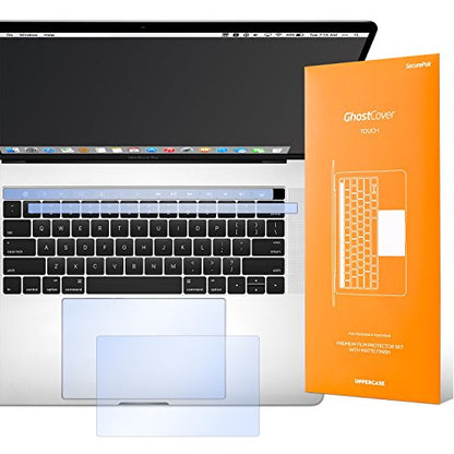 UPPERCASE GhostCover Touch Premium Touch Bar and Trackpad Protector with Matte Finish, Compatible with 2016 2017 2018 2019 MacBook Pro 15" A1707 A1990 - size: MacBook Pro 15" (2016+ ONLY)