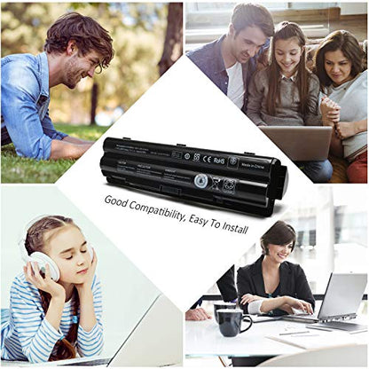 LQM 90Wh R795X Laptop Battery Replacement for Dell XPS 17 15 14 | Dell XPS 17 15 14 L701X L702x L501X L502x L401X Fit 312-1123 312-1127 453-10186 J70W7 JWPHF P09E WHXY3 - color: R795X