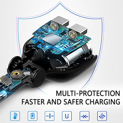 2026 New Upgrade 5 Port Cigarette Lighter Splitter,QC3.0&PD 20W Super Fast Car Charger with Dual Cigarette Lighter Plug with LED Voltmeter Compatible with iPhone 14 Pro iPad Dash Cam GPS (PD+QC+2.4A) - color: PD+QC+2.4A