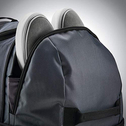 Samsonite Andante 2 Wheeled Duffel Bag – 32-Inch Durable Rolling Luggage with Inline Skate Wheels, Push-Button Handle & Spacious Compartments – Travel-Friendly and Lightweight - Riverrock/Black - color: Riverrock/Black, size: 32-Inch