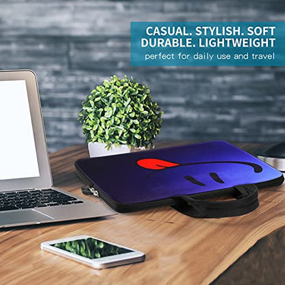 icolor 11 11.6 12 12.1 12.5 inch Laptop Carrying Bag Chromebook Case Notebook Ultrabook Bag Tablet Cover Neoprene Sleeve for Apple Macbook Air Google Acer HP DELL Asus Blue Tongue - color: Blue Tongue