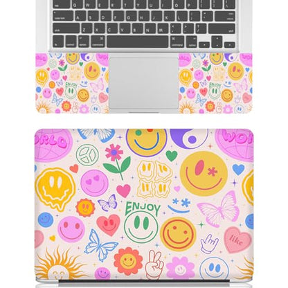 12.1-15.6 Inch Laptop Skin Decal, Universal Reusable Vinyl Laptop Cover Sticker, Waterproof Art Decal Protector in Cute Funny Style - color: Cute Funny Style