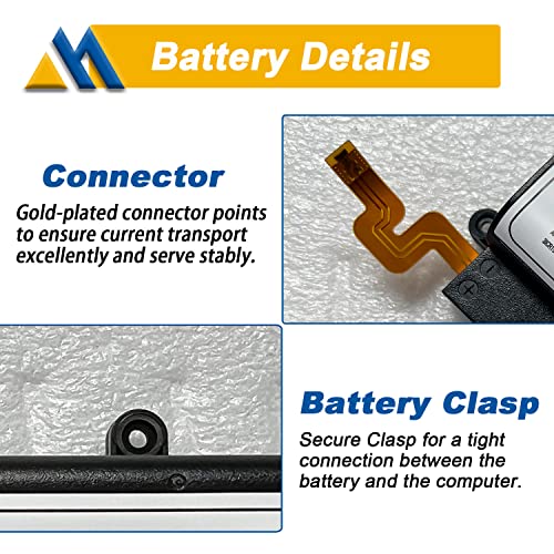64.64Wh EB-BT670ABA EB-BT670ABE Laptop Battery Compatible with Samsung Galaxy View 18.4" SM-T670 Series AA2HC15BS AA2GB07BS AA2GA26BS AA2GC05BS AA2GB07B AA1G907KS AA1GA02BS AA2GC16BS 11.34V - size: 10.16*1.97*0.33 inch EB-BT670ABA