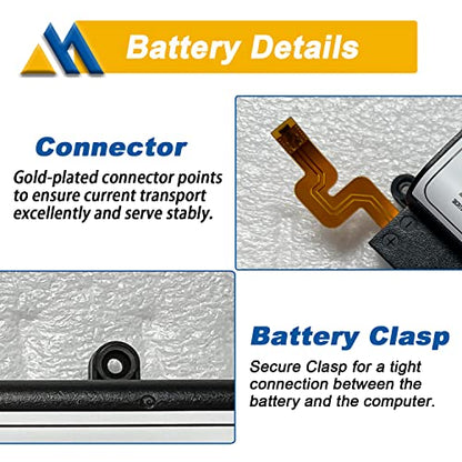 64.64Wh EB-BT670ABA EB-BT670ABE Laptop Battery Compatible with Samsung Galaxy View 18.4" SM-T670 Series AA2HC15BS AA2GB07BS AA2GA26BS AA2GC05BS AA2GB07B AA1G907KS AA1GA02BS AA2GC16BS 11.34V - size: 10.16*1.97*0.33 inch EB-BT670ABA