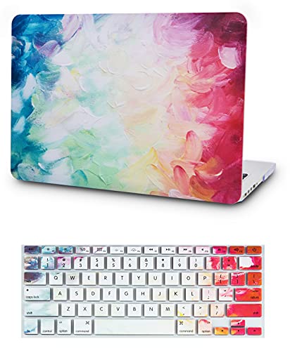 Ultra Thin Case for MacBook Air 13 inch 2022-2018 Release M1 Chip, Lightweight Plastic Hard Shell for MacBook Air 13.3” + Keyboard Cover, Fantasy - color: Fantasy, size: Air 13" M1 2018-2022