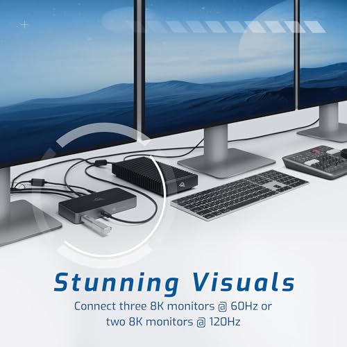 OWC Thunderbolt 5 Hub 5-Port Connectivity Solution | 4x Thunderbolt 5 80/120Gb/s - Up to 140W PD - USB-A 10Gb/s - Compatible with Thunderbolt 5/4/3, USB4 & USB-C - style: Thunderbolt 5