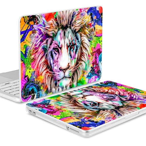 Tuiklol for 2026 MacBook Neo 13 Inch A18 Pro Chip Case, (Model A3404) Anti-Scratch Anti-Drop Slim Hard PC Shell Case with Shockproof Protective MacBook Neo Laptop Cover, Cute Lion - color: Cute Lion