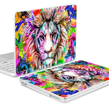 Tuiklol for 2026 MacBook Neo 13 Inch A18 Pro Chip Case, (Model A3404) Anti-Scratch Anti-Drop Slim Hard PC Shell Case with Shockproof Protective MacBook Neo Laptop Cover, Cute Lion - color: Cute Lion
