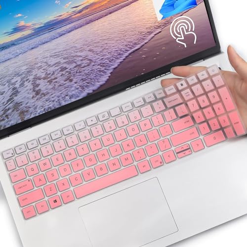 Keyboard Cover for 2026 2025 Dell 16 Plus Laptop DB16250 DB16255 DC16250 16", Dell Inspiron 15 3535 3530 3510 3511 3515 3525 5510 5515 5518, Vostro 3515 3520 3530 3510, Dell Latitude 3520 - color: GPink