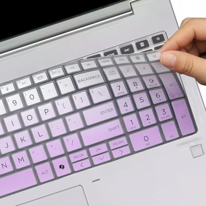 Keyboard Cover for 2026 2025 HP EliteBook 660 G11 16"/EliteBook 665 G11 16", HP ProBook 460 465G11 16 inch Laptop Accessories Protective Keyboard Cover Skin US Layout -OmbrePurlple - color: OmbrePurlple