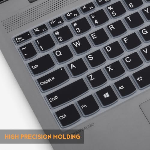 Keyboard Cover for Lenovo Yoga 7i 2-in-1 15.6, 16" /Lenovo V15 G4 (2024), G3, G2, ideaPad 1 1i /IdeaPad Slim 3 3i 5 5i 15.6" 16"/ ideaPad 5 5i 15.6 / IdeaPad 3 3i 15.6 / ThinkBook 15 G4 G3 15p Skin - color: Black