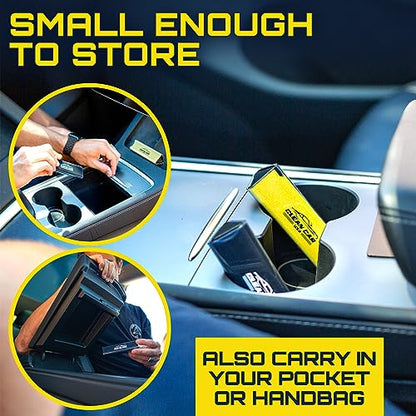 Car Screen Cleaner Spray And Wipe, 2-in-1 Spray and Microfiber Cloth Touch Screen Cleaner For Car Display, Cell Phone, Laptop, IPad, IPhone, Macbook Air, Computer (Black) - color: Screen Cleaner (Black)