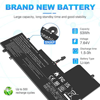 L15L4PC2 L15M4PC2 Laptop Battery Compatible with Lenovo Ideapad Yoga 710-11 710-14IKB 710-14ISK 710-15IKB 710-15ISK 710-151KB 710-14ISK-IFI 710-14ISK-ISE Series Notebook 5B10K90802 5B10K90778