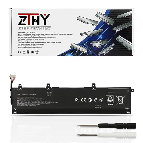 IR06XL M02029-005 Laptop Battery Replacement for HP ZBook Power G7 G8 G9 | For ZBook Power G10 A Mobile Workstation Series IR06083XL IRO6XL M01523-2C1 TPN-DB0C M01523-2C2 11.58V 6Cell 83Wh 6880mAh - size: 12.6*3.15*0.31 inch IR06XL