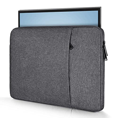 18.5 Inch Portable Monitor Case Compatible with Most Large 18/18.5 Inch Portable Monitor Pouch Sleeve Bag with Pocket, Space Grey(NOT FIT 18 INCH Laptop) - color: Space Grey, size: 18.5 Inch