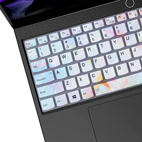 Keyboard Cover Skin for 2025 2024 2023 Lenovo Legion 5 5i 5p 5pi 7 7i 15.6" 16" 17.3" / Legion 5/5i/7/7i Pro 16" /Legion Slim 7 7i 15.6 /Legion 7 15.6" 16"/Ideapad Gaming 3 3i, US Layout - color: Colors