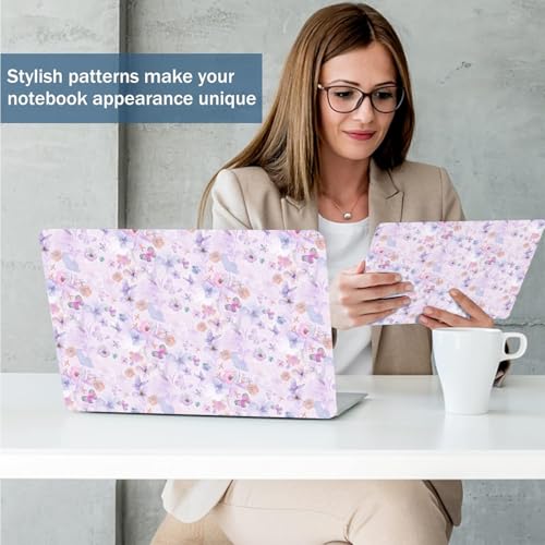 Laptop Skin Sticker 12.1 13 13.3 14 15 15.6 Inches Netbook Sticker Decal Reusable Universal Notebook PC Art Personalized Protector by AORTDES (AD-NEK-77 Flowers & Butterflies) - color: Flowers & Butterflies