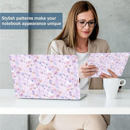 Laptop Skin Sticker 12.1 13 13.3 14 15 15.6 Inches Netbook Sticker Decal Reusable Universal Notebook PC Art Personalized Protector by AORTDES (AD-NEK-77 Flowers & Butterflies) - color: Flowers & Butterflies