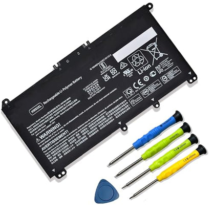 41.04Wh HW03XL L97300-005 Laptop Battery Replacement for HP Pavilion 15-EG 15-eg0xxx 15-eg0073cl 15-eg0070wm 15-EH 17-CN 17-cn0xxx 17-CP 17-cpo700dx Series L96887-421 l97300-005 HW03041xl-pl - size: 7.40*3.74*0.24 inch HW03XL