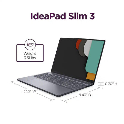 iCarp Customized Laptop Made with Lenovo IdeaPad Slim 3 Laptop 15.3" WUXGA IPS Anti-Glare Touch AMD 8-core Ryzen 7 170 16GB/24G RAM 512GB/1TB/2TB SSD for Creator Designer Business Professional Win11