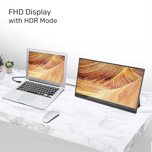 SideTrak Solo Pro 15.8" Portable Monitor for Laptop | FHD 1080P LED IPS Dual Display w/Anti-Glare Screen, USB & Mini HDMI, Laptop Monitor Extender for Mac, PC, Chrome, HDR & Speakers - style: Non-Touchscreen