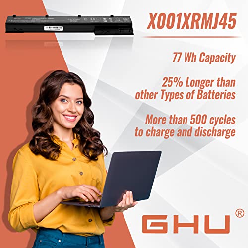 GHU New VH08 Notebook Battery Compatible with HP Elitebook 8560W 8570W 8760W 8770W Mobile Workstation 632427-001 632425-001 632113-141 632114-421 HSTNN-F10C HSTNN-I93C- 14.8V