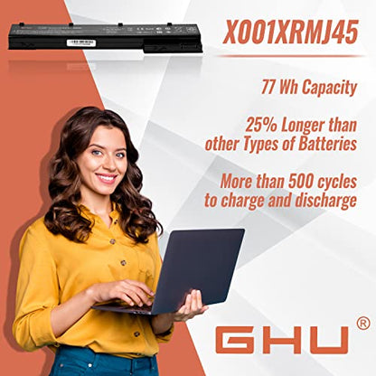 GHU New VH08 Notebook Battery Compatible with HP Elitebook 8560W 8570W 8760W 8770W Mobile Workstation 632427-001 632425-001 632113-141 632114-421 HSTNN-F10C HSTNN-I93C- 14.8V