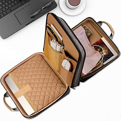 Slim Expandable Laptop Case 15.6 Inch Sleeve Upgraded Protective Durable Recycled Carrying Case Compatible with MacBook 15" & 16" and Most 15" 15.6" 16" Notebook,D01G03 - color: D01g03, size: 15.6"
