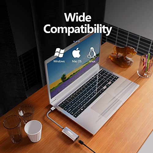 2.5G USB to Ethernet Adapter - USB 3.0 to RJ45 Gigabit LAN Adapter for Xbox 360, Laptop, Computer, Mac, Chromebook, Microsoft Surface