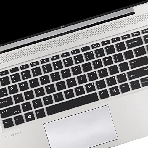 Keyboard Cover for HP ProBook 440 445 G9 G5 G6 G7 G8 G10, HP ProBook 430 G5, HP ProBook x360 440 G1, HP ProBook 640 G4 G5 G7 G8 14 inch Keyboard Protective Skin (Not fit 430/440/640 G2 G3) -Bk - size: 14 Inch