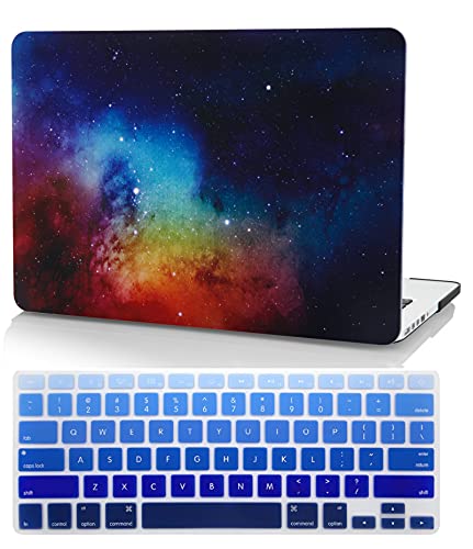 KECC Ultra Thin Case for MacBook Air 13 inch 2022-2018 Release M1 Chip, Lightweight Plastic Hard Shell for MacBook Air 13.3” + Keyboard Cover, Night Dream - color: Night Dream, size: Air 13" M1 2018-2022