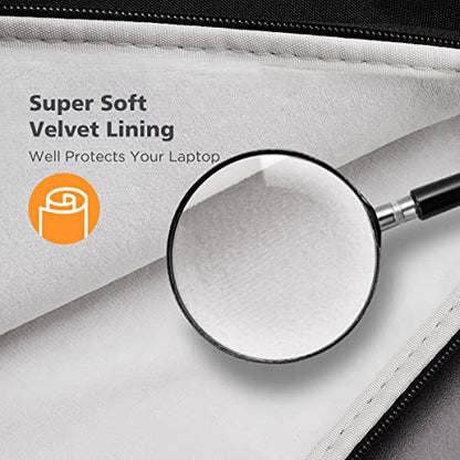 NIDOO 15.6 inch Laptop Sleeve Case Computer Bag for 15.6" Lenovo Legion 5 / IdeaPad Gaming 3i / ThinkPad E15 T15 L15 / 16" Yoga Slim 7 Pro/HP Envy Laptop 16 / Spectre x360 / Acer Swift 3, Black - color: Black, size: 15-15.6 inch