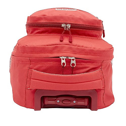 Travelers Club 18" Rolling Backpack with Shoulder Straps, Red - color: Red, size: 18 Inch